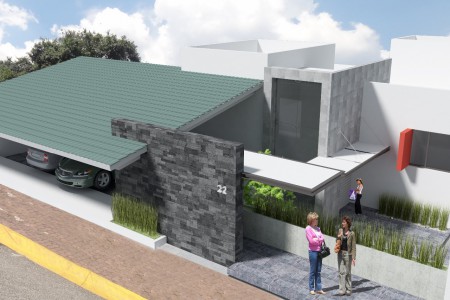 Casa Esmeralda ( Fachada Acceso)